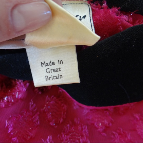 Vintage Frank Usher London Sequins Blouse Long Sleeve Open Back Size 8 - Picture 10 of 11